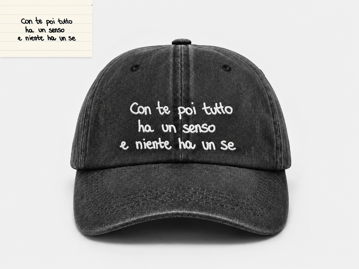 Cappello Ricamato - Personalizza con la tua calligrafia