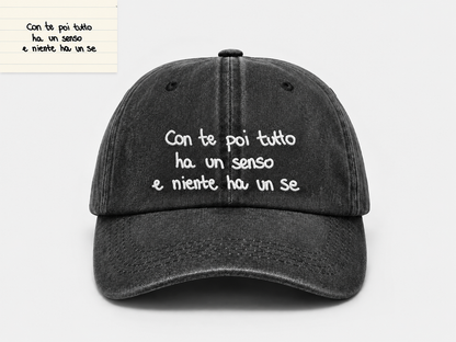 Cappello Ricamato - Personalizza con la tua calligrafia
