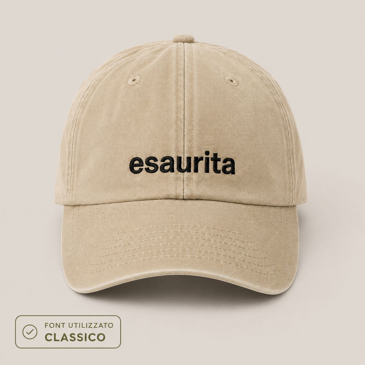 Cappello Ricamato - Frase personalizzata