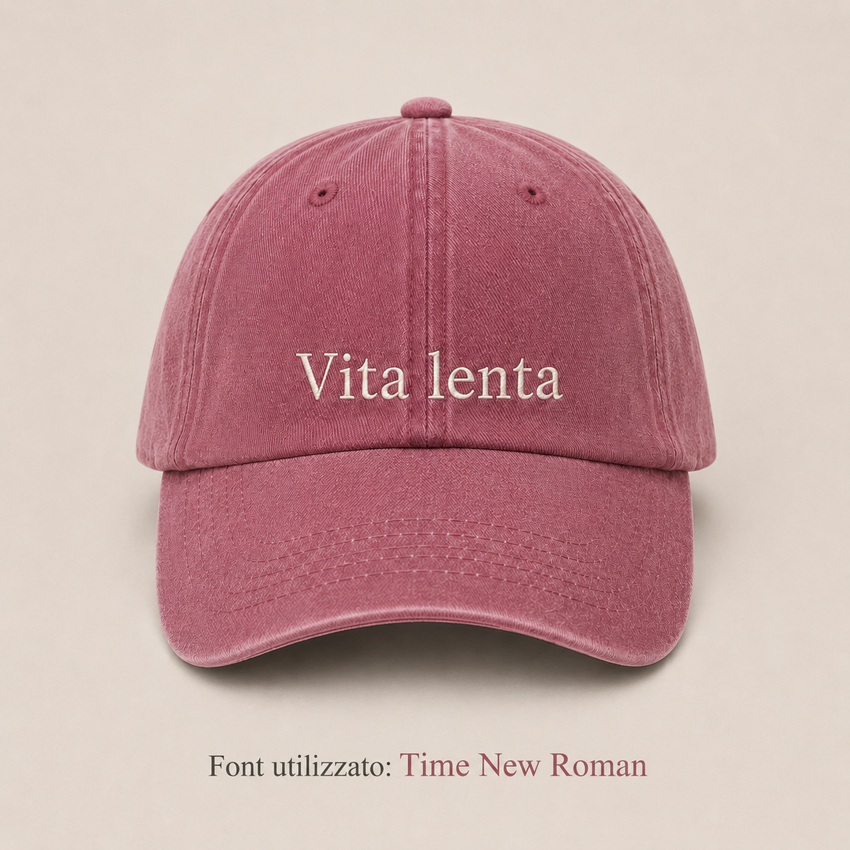 Cappello Ricamato - Frase personalizzata