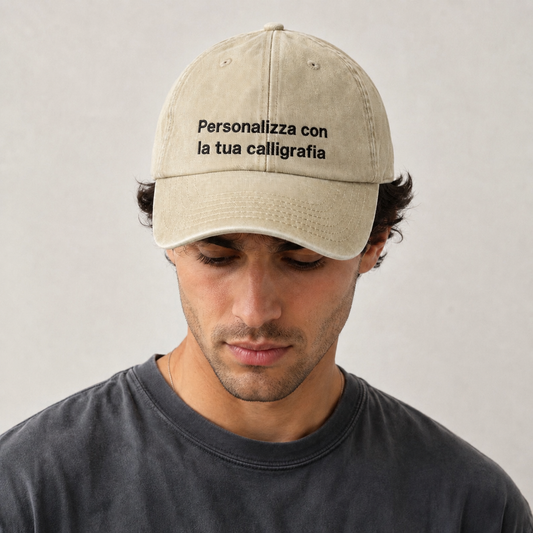 Cappello Ricamato - Personalizza con la tua calligrafia