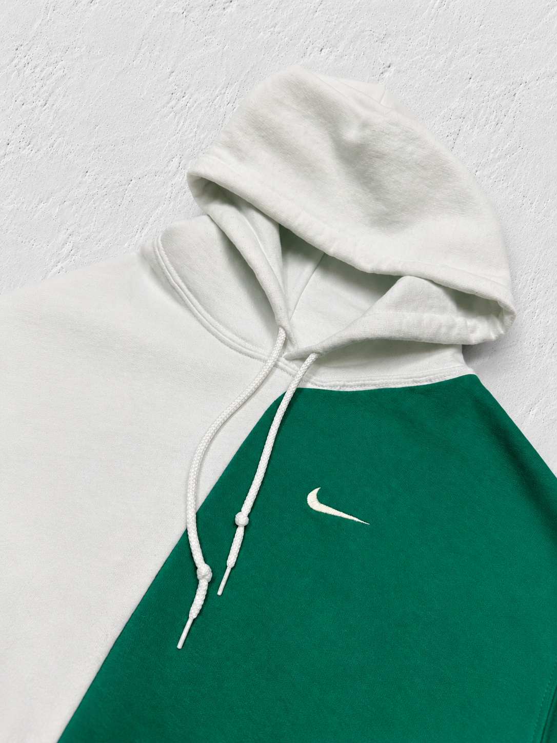 Felpa Custom bianco/verde/nero